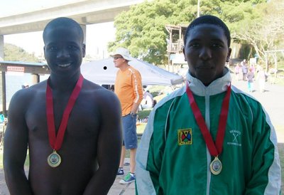Lindokuhle and Buhle Eastern Cape Champion U16 double